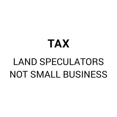 Tax Land Speculators